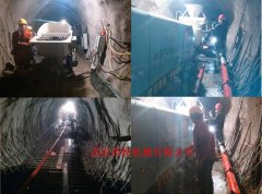 武漢英特小型混凝土輸送泵隧道施工案例